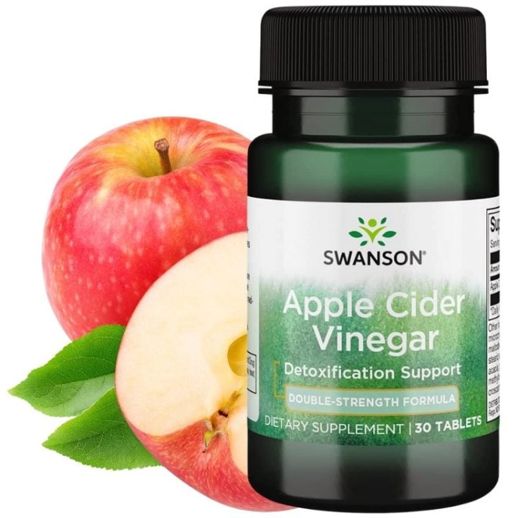 Ocet jabłkowy (Apple Cider Vinegar) Podwójna moc 200mg 30 tabl.
