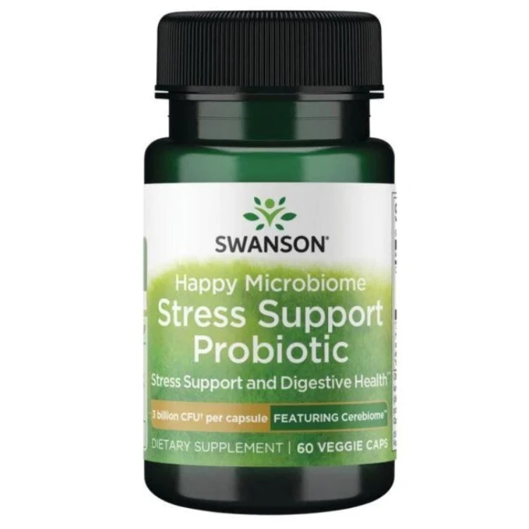 Happy Microbiome Stress Support Probiotic 60 kaps.