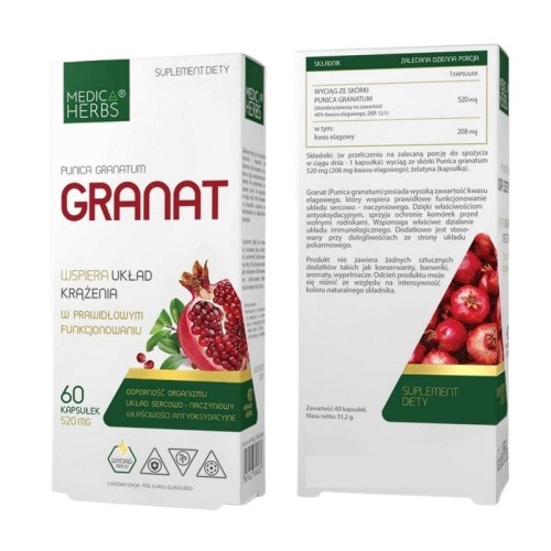 Granat 520mg 60 kaps.