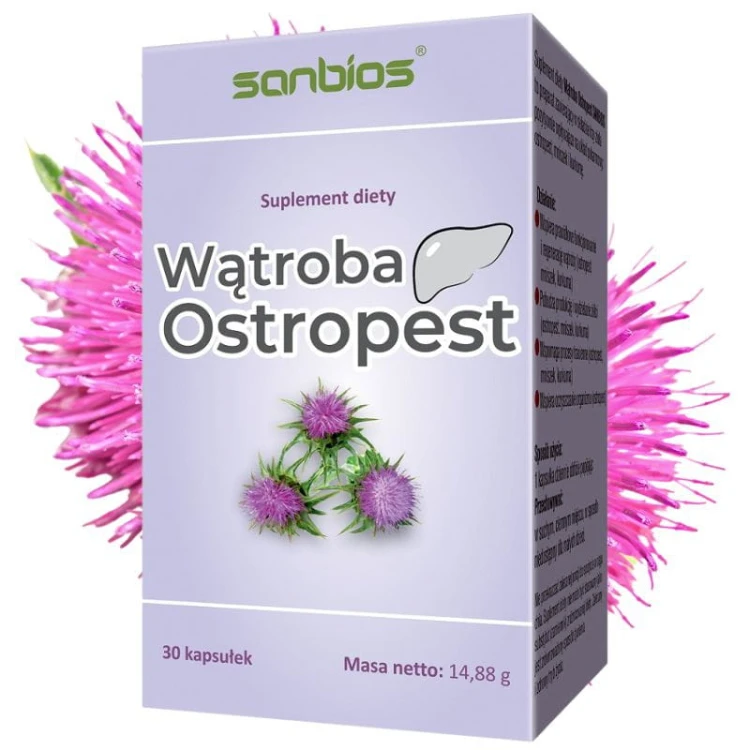 Wątroba Ostropest 30 kaps.