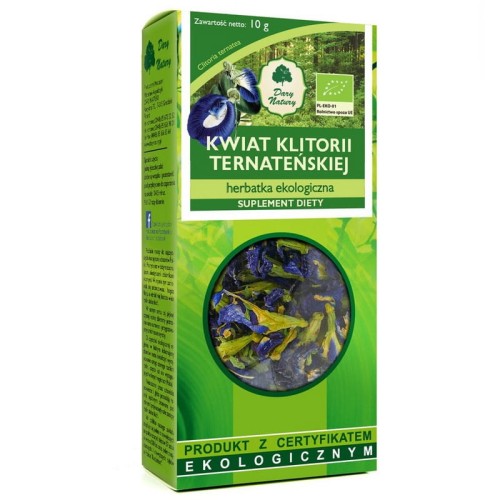 Kwiat Klitorii Ternateńskiej (Clitoria ternatea) EKO 10g