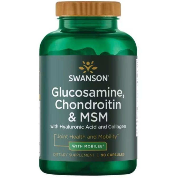 Glukozamina Chondroityna MSM z kwasem hialuronowym i kolagenem 90 kaps.