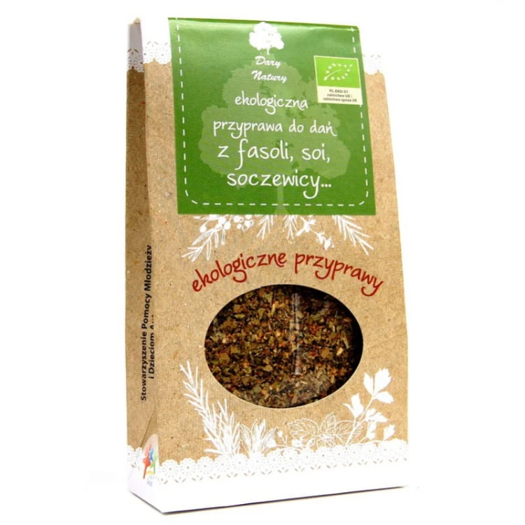 Przyprawa do dań z fasoli, soi, soczewicy BIO 30g