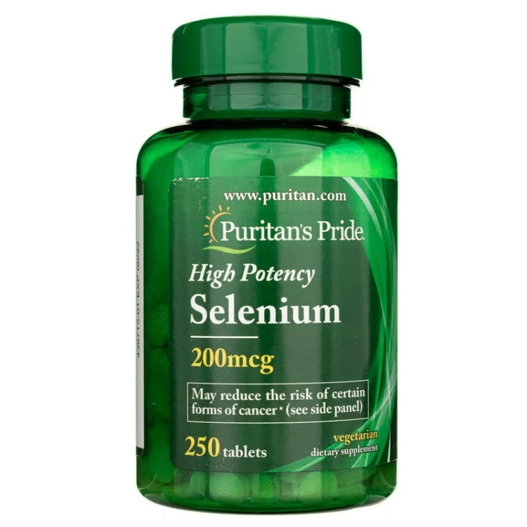Puritan's Pride Selenium 200µg 250 tabl.