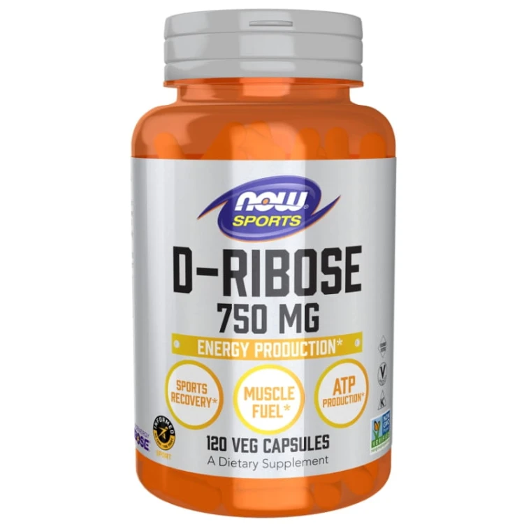 D-Ryboza (D-Ribose) 750mg 120 kaps.