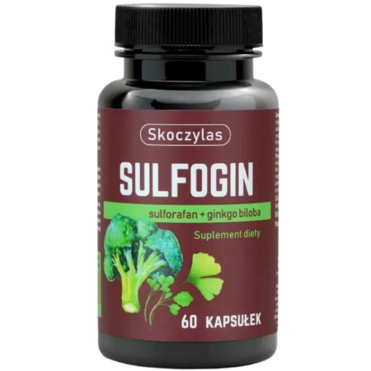 Skoczylas Sulfogin sulforafan + ginko biloba 60kaps.