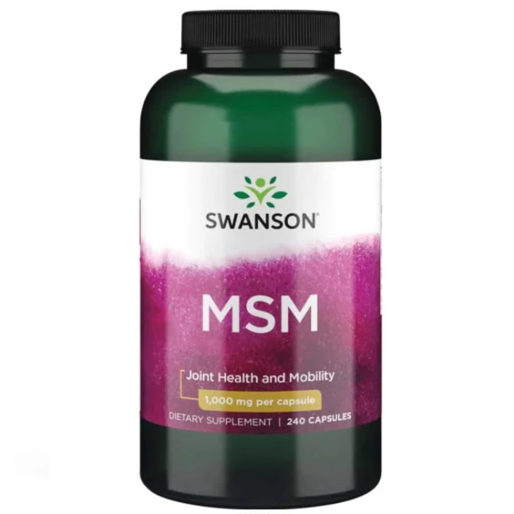 MSM Methylsulfonylmethane 1000mg 240 kaps.