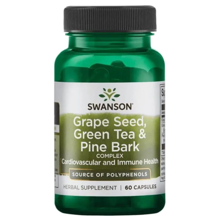 Grape Seed Green Tea Pine Bark Complex 60 kaps.