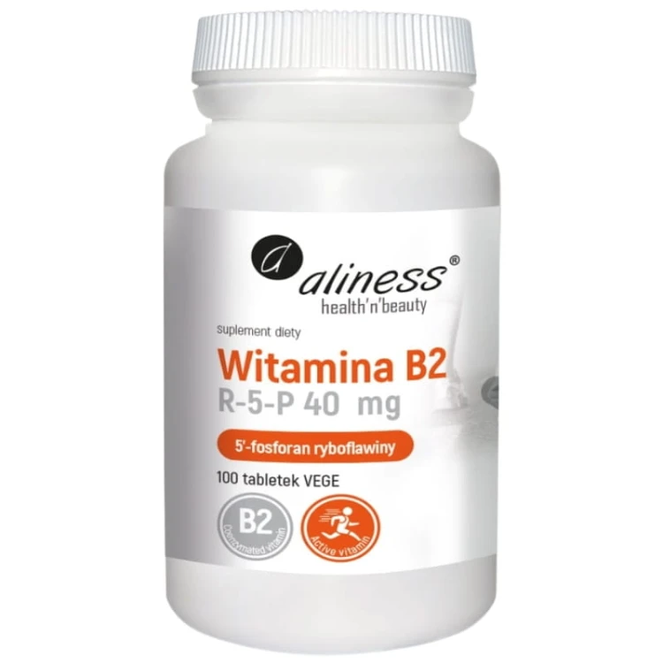 Witamina B2 R-5-P (ryboflawina) 40mg 100tabl.