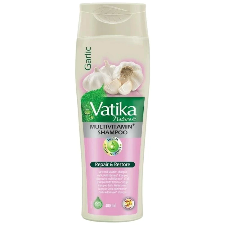 Vatika Szampon do włosów Czosnkowy z henną Regeneracja 400ml