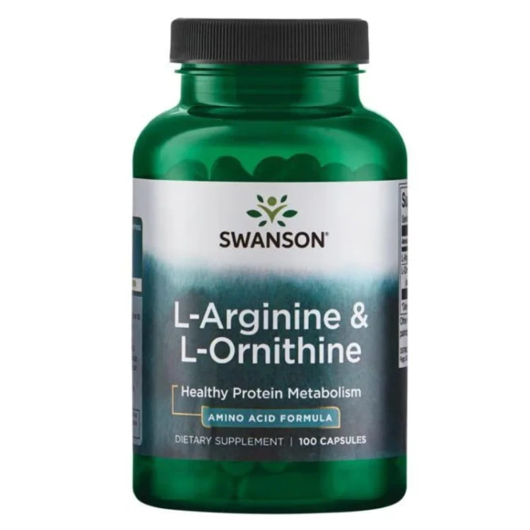 L-Arginine &amp; L-Ornityna 500mg/250mg 100 kaps.