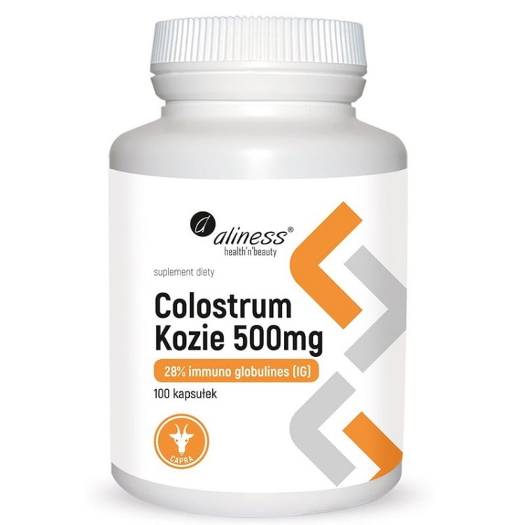 Colostrum (kozie 28%) 500mg 100 kaps.