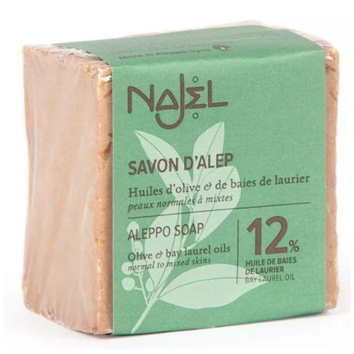 Mydło oliwkowo-laurowe Aleppo 12% zawartości olejku laurowego Najel 170g
