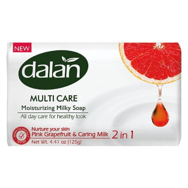 Dalan Multi Care Mydło toaletowe Różowy grejpfrut i mleko 150g