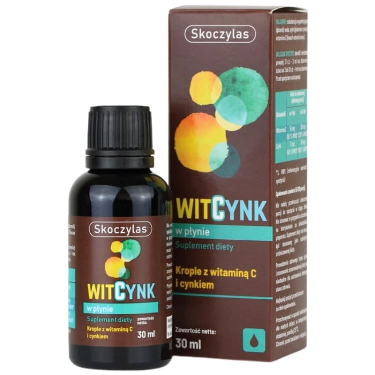 Skoczylas WitCynk - Witamina C + Cynk 30ml
