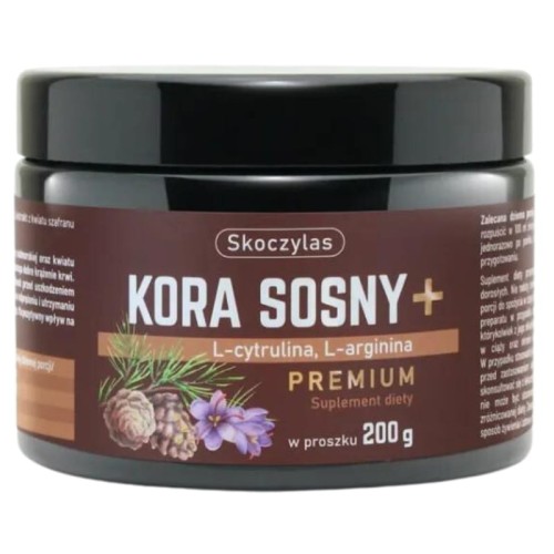 Skoczylas Kora sosny + L-cytrulina + L-arginina PREMIUM 200g