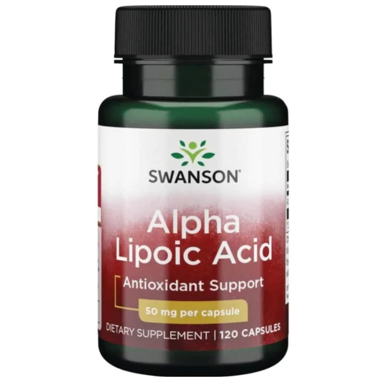 ALA Kwas Alfa Liponowy 50mg 120 kaps.