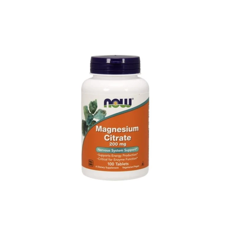 Magnesium Citrate (Cytrynian Magnezu) 200mg 100 tabl.