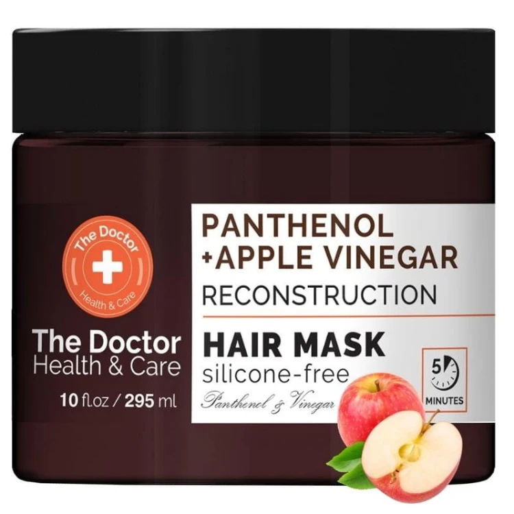 The Doctor Maska do włosów Regeneracja Pantenol + Ocet jabłkowy 295ml