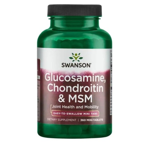 Glukozamina,Chondroityna,MSM 125/100/50 360 tabl.