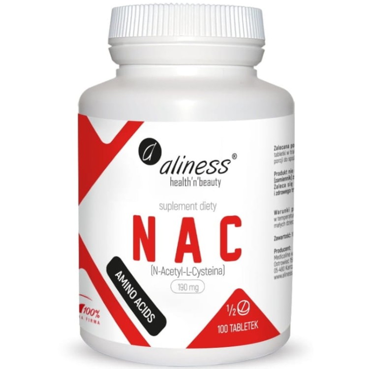 NAC (N-acetyl-L-cysteina)190mg 100tabl.