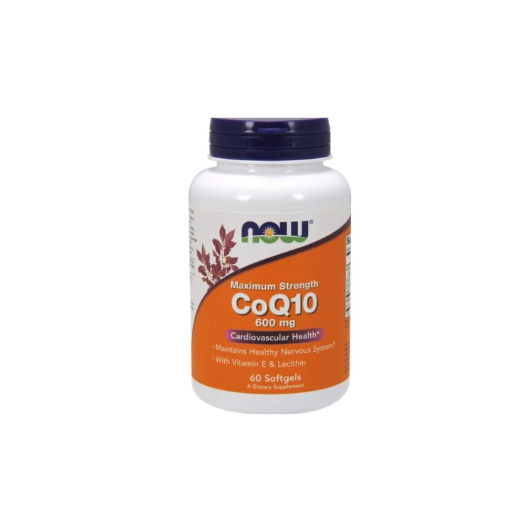 Koenzym Q10+ Lecytyna sojowa + Witamina E 600mg 60 kaps.