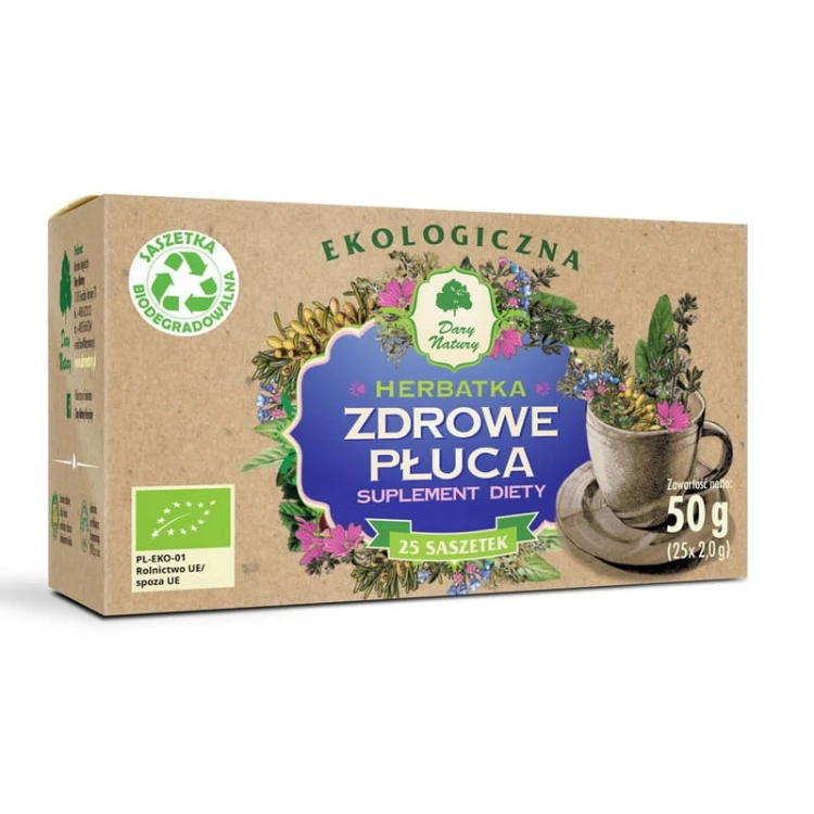 Herbatka Zdrowe płuca EKO 25x2g