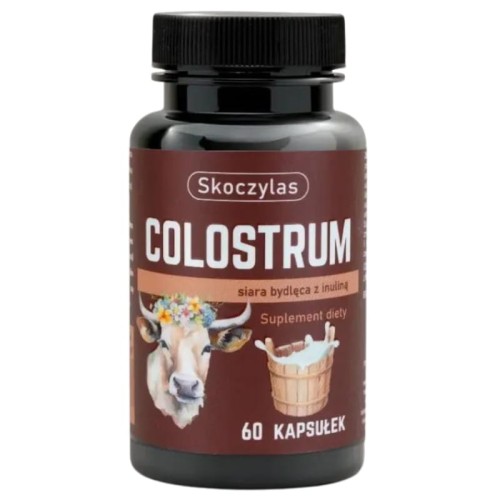 Skoczylas Colostrum siara bydlęca z inuliną 60 kaps.