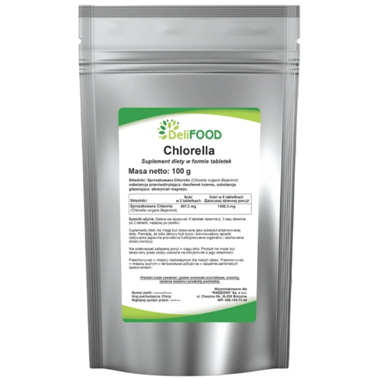 Chlorella 250mg (DeliFood) 400 tabl.