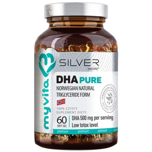 Silver Pure 100% DHA 60 kaps.