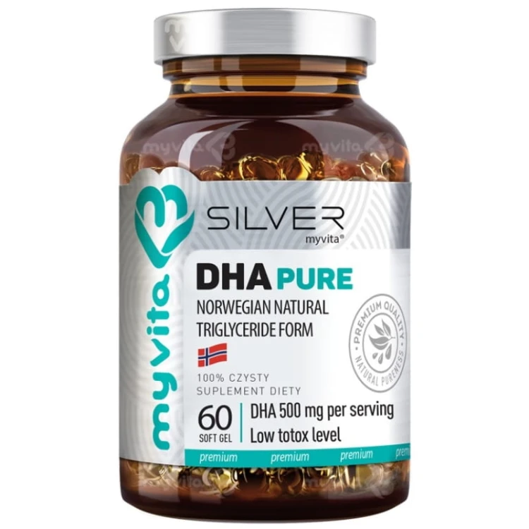 Silver Pure 100% DHA 60 kaps.