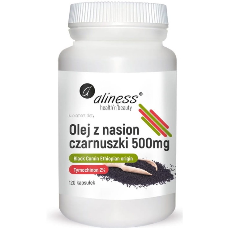 Olej z nasion czarnuszki 2% 500mg 120 kaps.