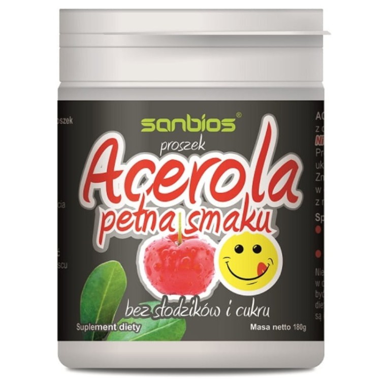 Acerola pełna smaku proszek 180g