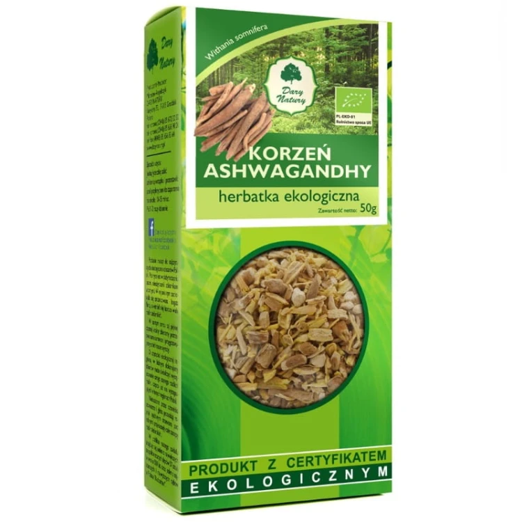 Korzeń Ashwagandhy (Withania somnifera) EKO 50g
