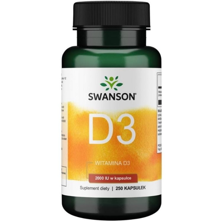 Witamina D-3 2000IU 250 kaps.
