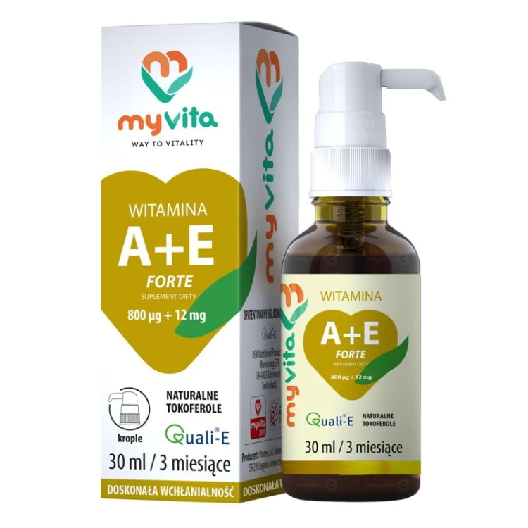 Witamina A+E Forte 800µg + 12mg 30ml