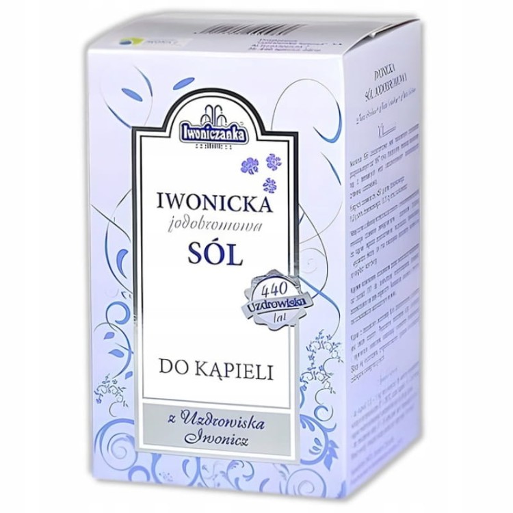 Iwonicka Sól jodobromowa do kąpieli 1kg