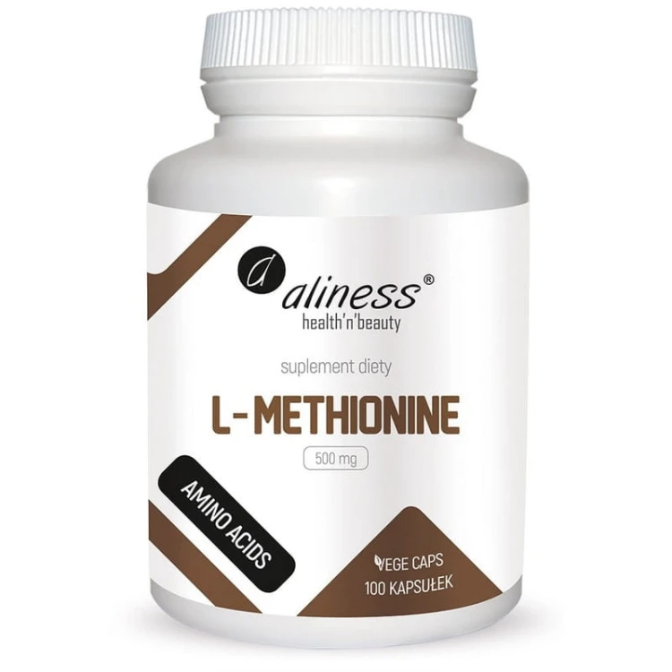 L-Methionina 500mg 100 kaps.