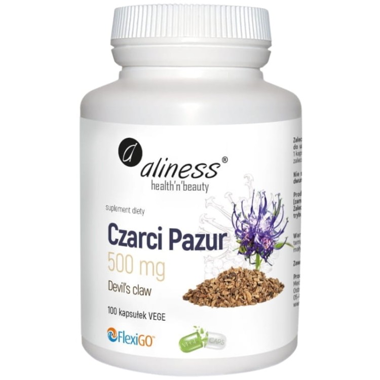 Czarci Pazur 500mg 100kaps. VEGE