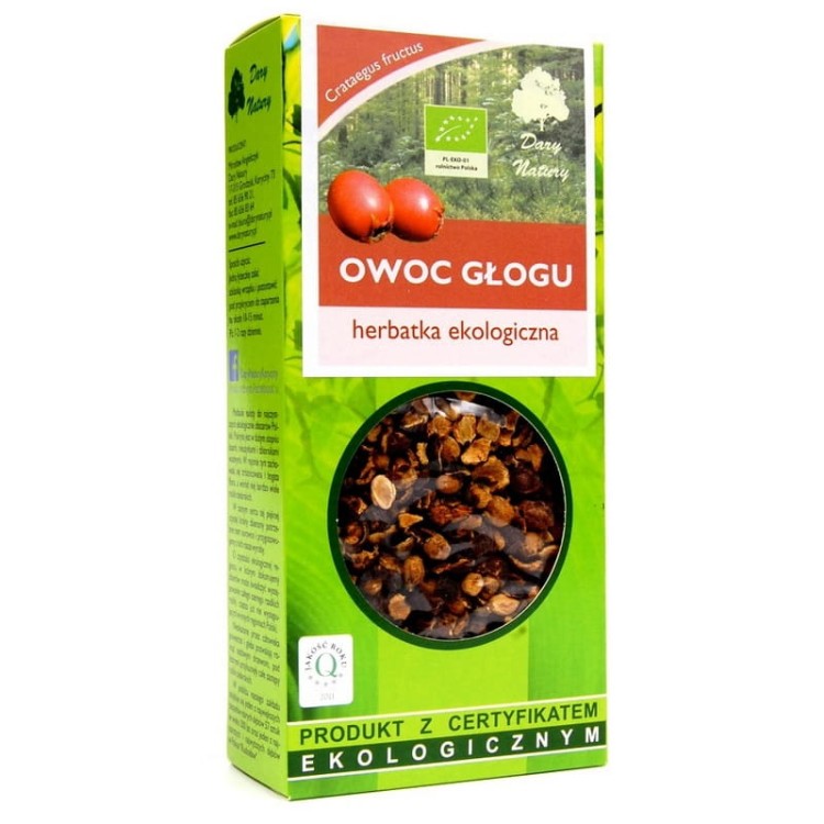 Głóg owoc (Crataegus fructus) EKO 100g