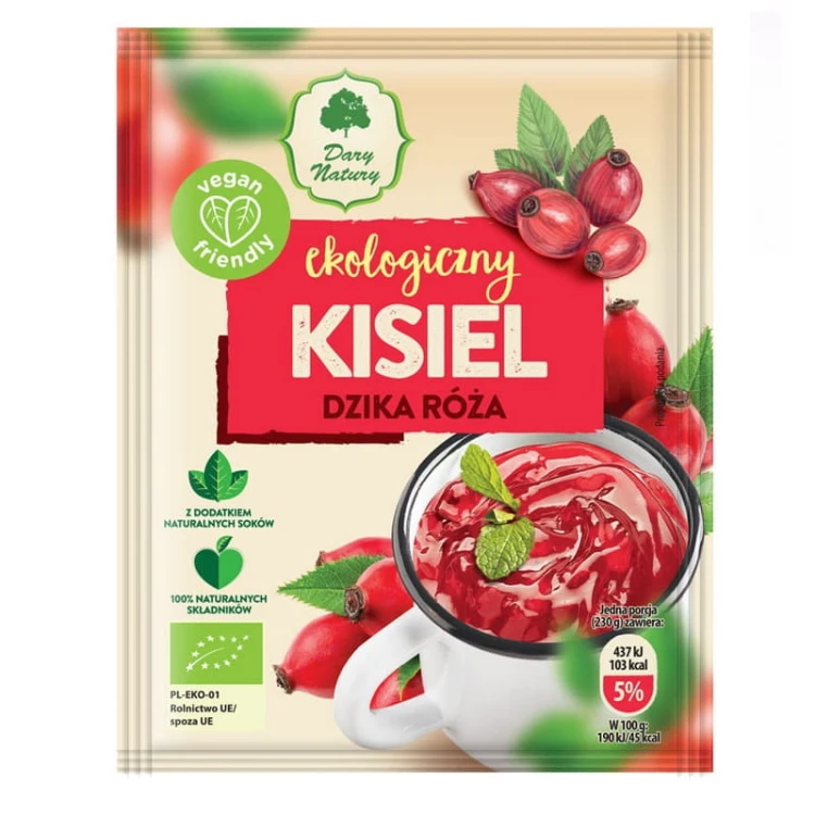 Ekologiczny Kisiel Dzika Róża 30g
