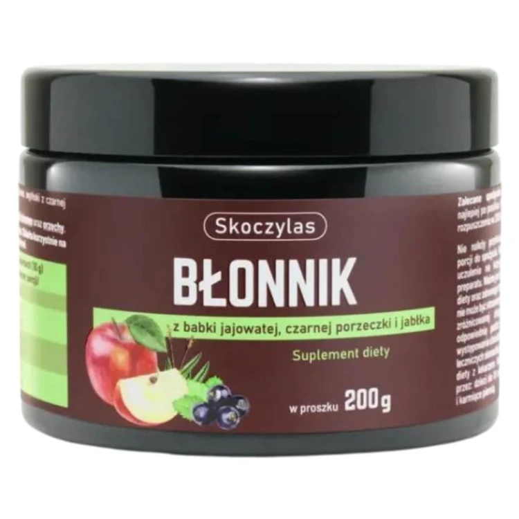 Skoczylas Błonnik z babki jajowatej, czarnej porzeczki i jabłka 200g