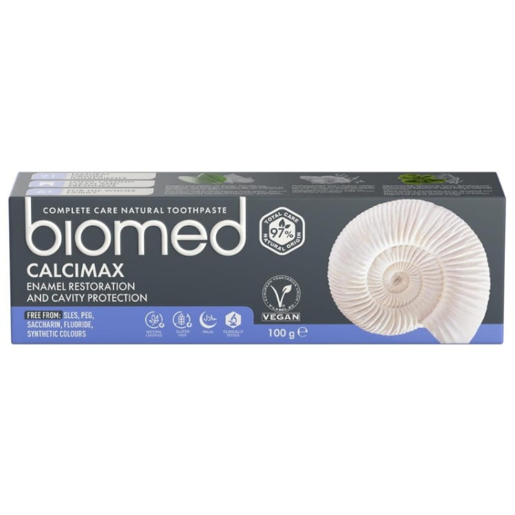 Biomed Pasta do zębów Calcimax Wzmocnienie i remineralizacja szkliwa 100g