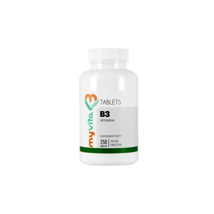 Witamina B3 (Niacyna) 50mg 250 tabl.