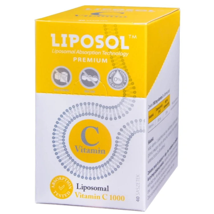 Liposol Premium Witamina C Liposomalna 1000mg 40 saszetek