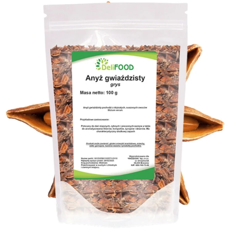 Anyż gwiaździsty (DeliFood) 100g