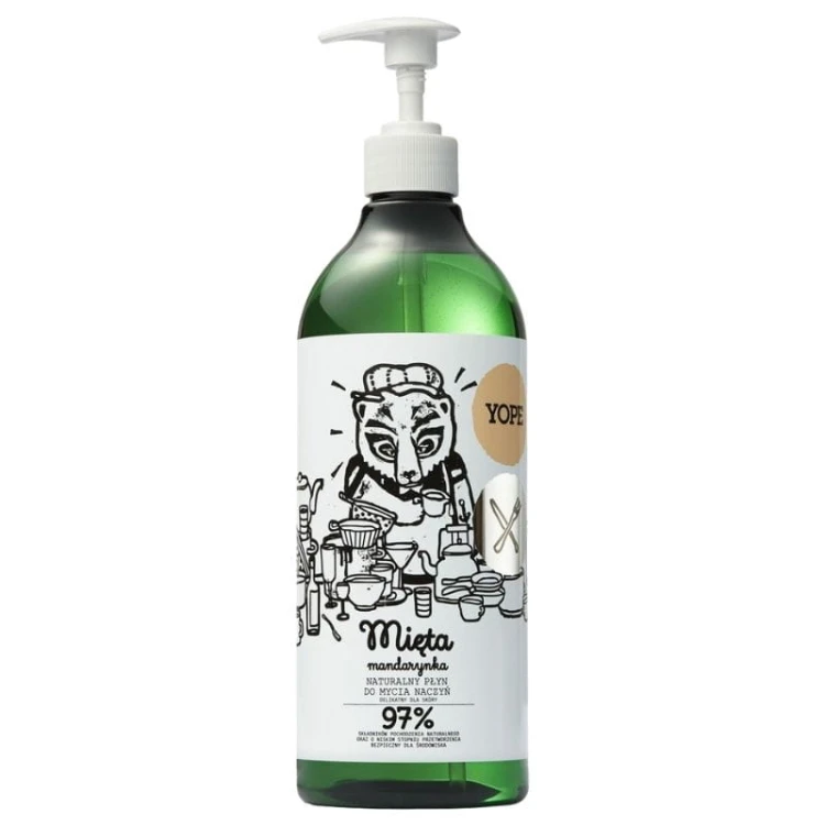 Naturalny płyn do mycia naczyń Mięta i mandarynka 750ml