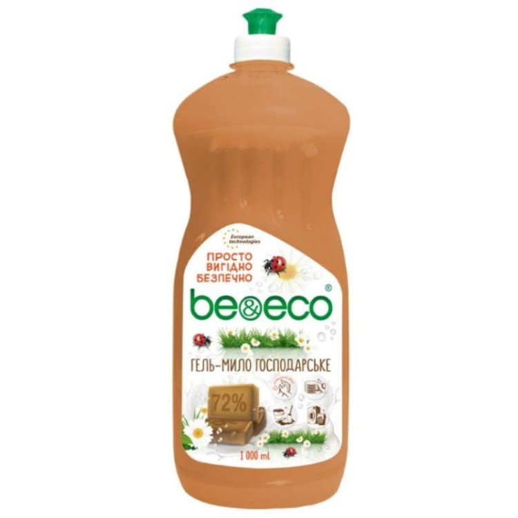 Be&amp;Eco Mydło gospodarcze w płynie Szare 1L