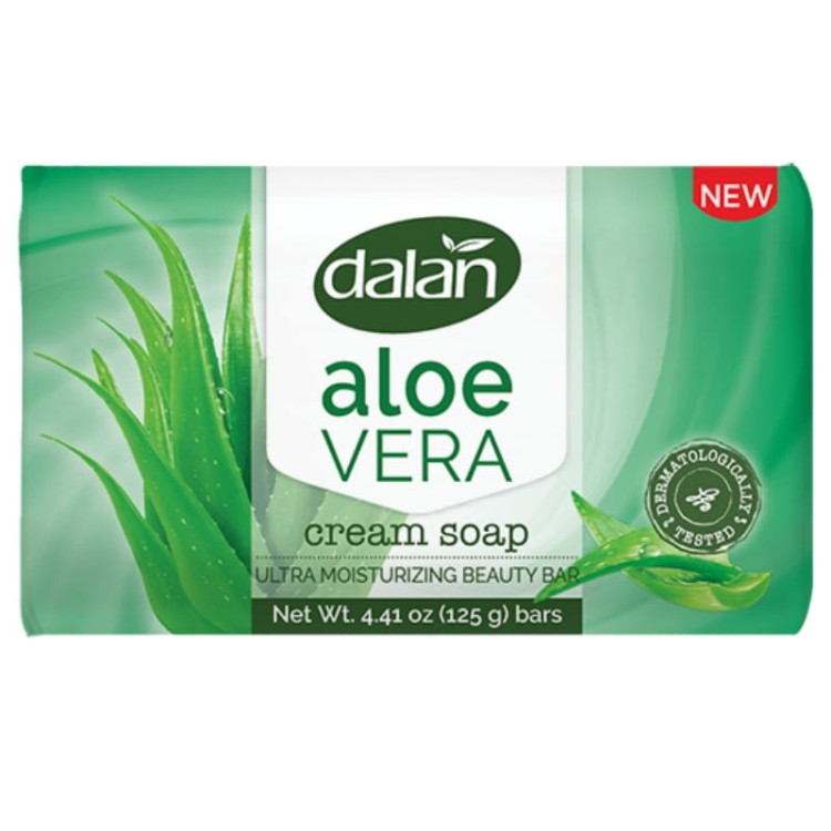 Dalan Mydło toaletowe kremowe Aloe Vera Ultranawilżające 125g