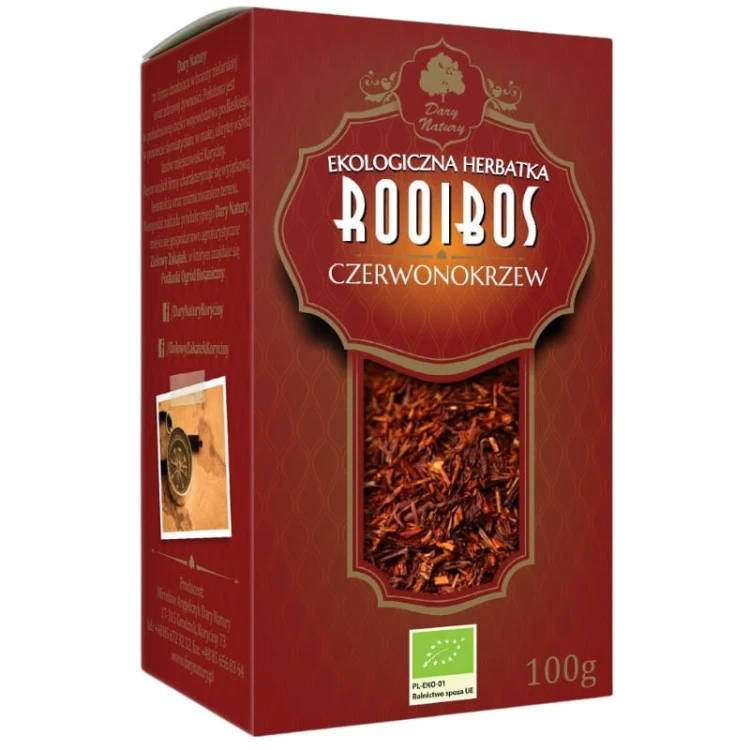 Herbatka Rooibos Czerwonokrzew EKO 100g